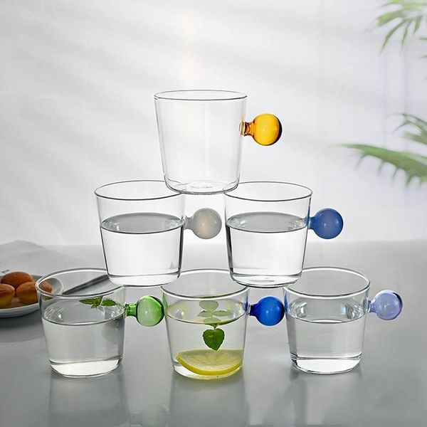 wine glasses 350ml transparent glass cup creative spherical handle heatresistant coffee mug breakfast milk juice tea drinkware gift
wine glasses 350ml transparent glass cup creative spherical handle heatresistant coffee mug breakfast milk juice tea drinkware gift