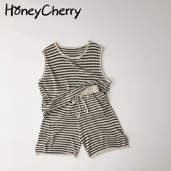 clothing sets summer 2021 thin striped round neck vest + shorts suit baby boy clothes set kids girls, White
clothing sets summer 2021 thin striped round neck vest + shorts suit baby boy clothes set kids girls, White