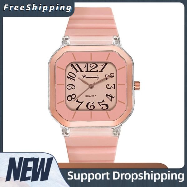 wristwatches leather square large dial sports quartz women fashion silica gel belt with simulated rectangle watch, Slivery;brown
wristwatches leather square large dial sports quartz women fashion silica gel belt with simulated rectangle watch, Slivery;brown