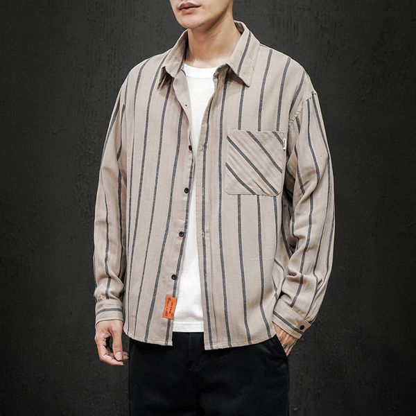 new 2021 men's oversized striped shirts mens fashion cotton blouse 5xl oversize long sleeves shirt for men man clothing casual 2wkm, White;black
new 2021 men's oversized striped shirts mens fashion cotton blouse 5xl oversize long sleeves shirt for men man clothing casual 2wkm, White;black