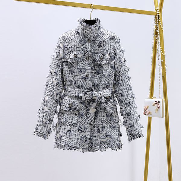 2021 quality women outwear new winter korean elegant high street tweed jacket coat long sleeve woolen coats kobieta kurtka hqbv, Black;brown
2021 quality women outwear new winter korean elegant high street tweed jacket coat long sleeve woolen coats kobieta kurtka hqbv, Black;brown