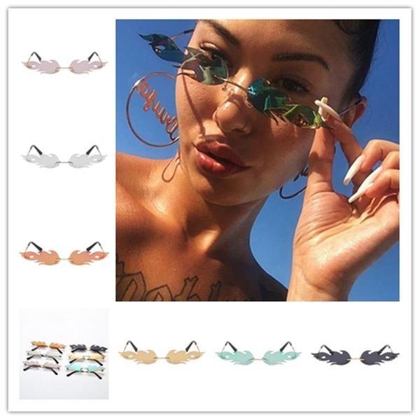 sunglasses fashion fire flame eyewear cloud luxury design narrow sunglass shade streetwear women men rimless wave sun glasses, White;black
sunglasses fashion fire flame eyewear cloud luxury design narrow sunglass shade streetwear women men rimless wave sun glasses, White;black