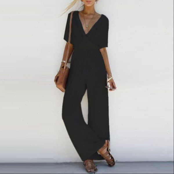 womens jumpsuit fashion women ladies clubwear v neck playsuit casual loose short sleeve party amp romper long trousers pants, Black;white
womens jumpsuit fashion women ladies clubwear v neck playsuit casual loose short sleeve party amp romper long trousers pants, Black;white