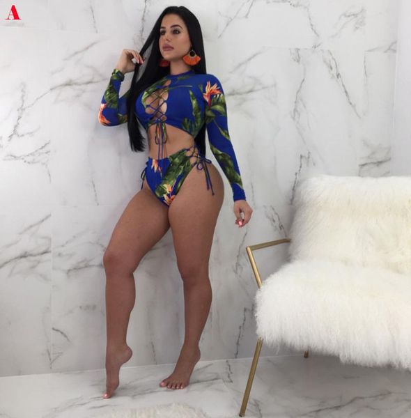 one-piece suits arrival high waist bandage print women's long sleeve bikini set monokini swimsuit swimwear bathing suit
one-piece suits arrival high waist bandage print women's long sleeve bikini set monokini swimsuit swimwear bathing suit