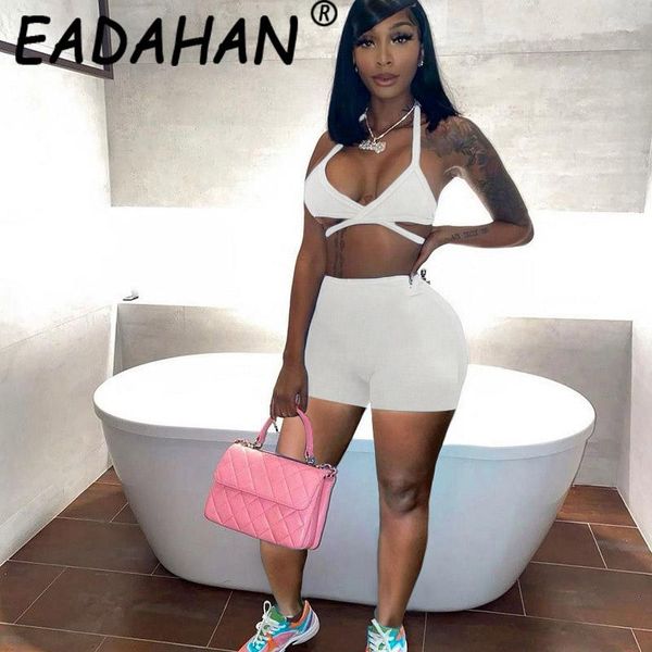 women's tracksuits eadahan 2021 fashion summer season style solid color spliced sling casual sports shorts suit, Gray
women's tracksuits eadahan 2021 fashion summer season style solid color spliced sling casual sports shorts suit, Gray