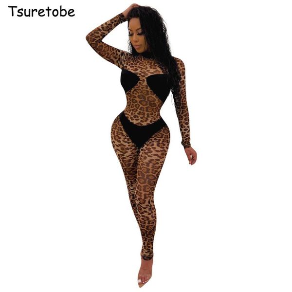 gym clothing tsuretobe autumn skinny leopard printed patchwork jumpsuit women long sleeve party club rompers bodycon overalls female, White;black
gym clothing tsuretobe autumn skinny leopard printed patchwork jumpsuit women long sleeve party club rompers bodycon overalls female, White;black