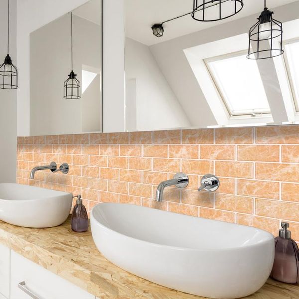 golden brown marble self adhesive tile backsplash 3d wall sticker epoxy bathroom kitchen home decor oil-proof waterproof decor
golden brown marble self adhesive tile backsplash 3d wall sticker epoxy bathroom kitchen home decor oil-proof waterproof decor