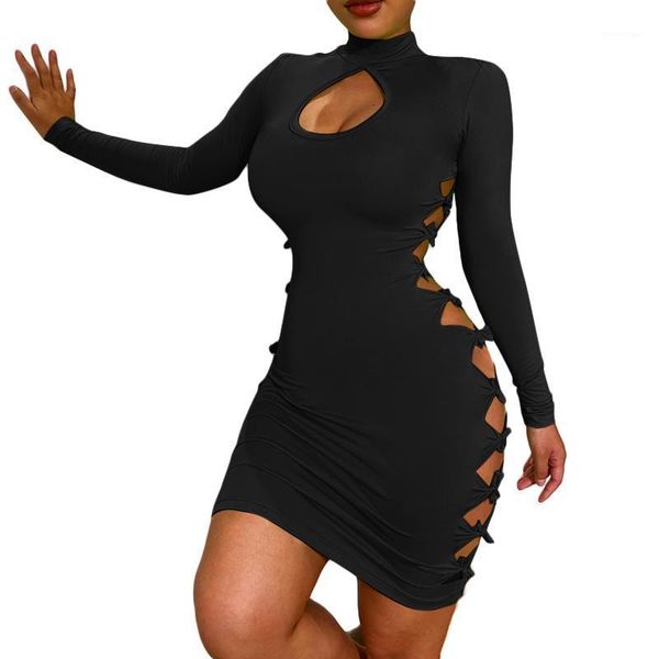 casual dresses 2021 fashion hollow out bodycon women mini dress long sleeve stand collar solid skinny nightclub evening party, Black;gray
casual dresses 2021 fashion hollow out bodycon women mini dress long sleeve stand collar solid skinny nightclub evening party, Black;gray