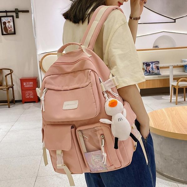 backpack schoolbag female 2021 college student campus wild high school korean harajuku girl
backpack schoolbag female 2021 college student campus wild high school korean harajuku girl