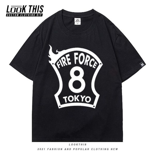 men's t-shirts anime fire force men short sleeve t-shirt harajuku oversized t shirt 2021 summer cartoon vogue manga male tee, White;black
men's t-shirts anime fire force men short sleeve t-shirt harajuku oversized t shirt 2021 summer cartoon vogue manga male tee, White;black