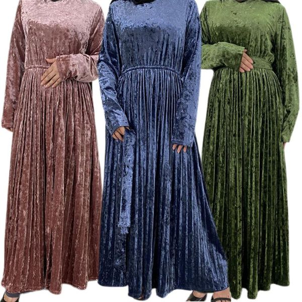 ethnic clothing arabic middle east muslim velvet dress luxury abayas for women party evening winter pleated long kaftan maxi robe, Red
ethnic clothing arabic middle east muslim velvet dress luxury abayas for women party evening winter pleated long kaftan maxi robe, Red