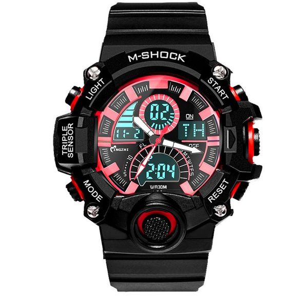 wristwatches the dual machine electronic watch authentic multi-function digital man waterproof fashion movement, Slivery;brown
wristwatches the dual machine electronic watch authentic multi-function digital man waterproof fashion movement, Slivery;brown