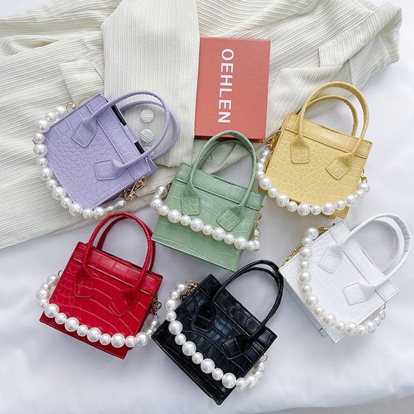 children mini handbag 2021 new bany girls pearl chain messenger bags parent-child one shoulder bag kids accessories purse c6968, Black
children mini handbag 2021 new bany girls pearl chain messenger bags parent-child one shoulder bag kids accessories purse c6968, Black