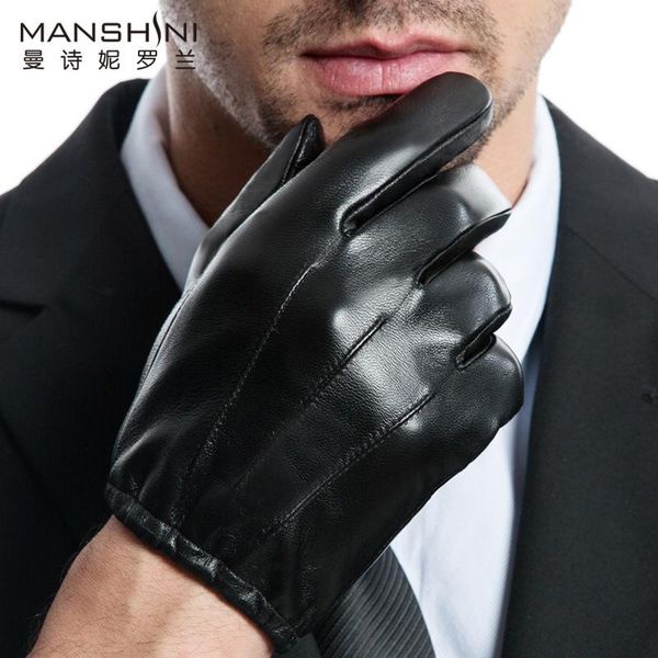 fingerless gloves genuine leather men' fashion winter keep warm sheepskin short touch screen mlz101, Blue;gray
fingerless gloves genuine leather men' fashion winter keep warm sheepskin short touch screen mlz101, Blue;gray