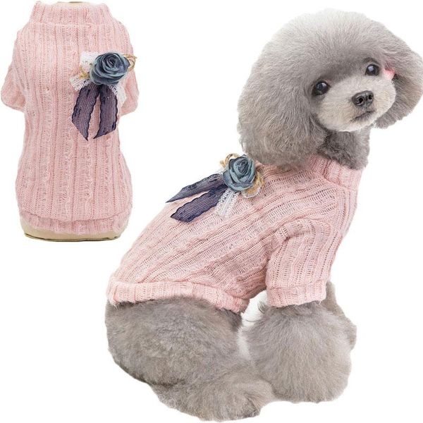 dog apparel pink gray sweater pet cat classic knitwear with big flower for princess winter coat shirt short sleeve sweaters xxl
dog apparel pink gray sweater pet cat classic knitwear with big flower for princess winter coat shirt short sleeve sweaters xxl