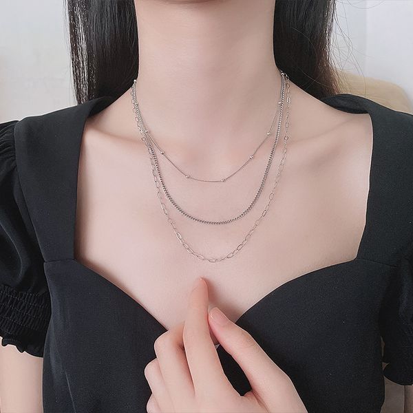 chaosheng s925 sterling silver light luxury style multi-layer necklace ins versatile creative trend collarbone chain necklace female
chaosheng s925 sterling silver light luxury style multi-layer necklace ins versatile creative trend collarbone chain necklace female