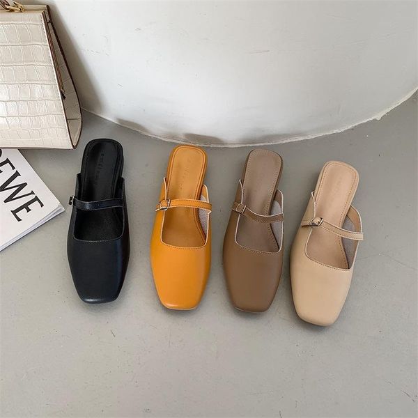 slippers cover toe shoes woman 2021 low female mule pantofle square heel casual mules block luxury fabric rome basic slides, Black
slippers cover toe shoes woman 2021 low female mule pantofle square heel casual mules block luxury fabric rome basic slides, Black