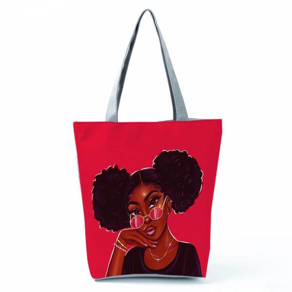 evening bags cool afro girl printed handbags eco friendly women's shopping shoulder bag fashion collapsible beach for lady
evening bags cool afro girl printed handbags eco friendly women's shopping shoulder bag fashion collapsible beach for lady
