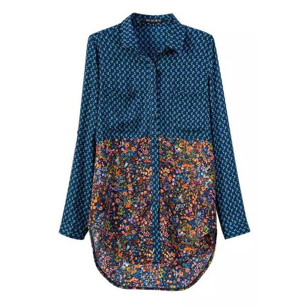 women's blouses & shirts philsophy 2021 women floral print blouse elegant long sleeve female blusas button casual, White
women's blouses & shirts philsophy 2021 women floral print blouse elegant long sleeve female blusas button casual, White