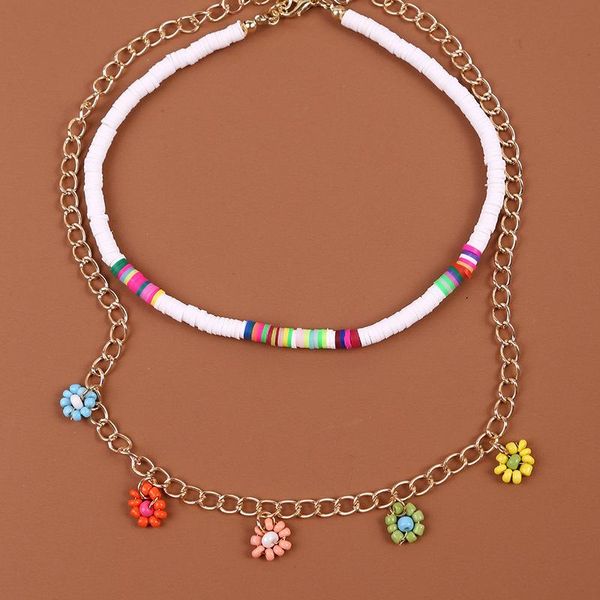 pendant necklaces bohemian layered daisy pearl for women girls boho ethnic soft ceremic flower necklace fashion jewelry gifts, Silver
pendant necklaces bohemian layered daisy pearl for women girls boho ethnic soft ceremic flower necklace fashion jewelry gifts, Silver