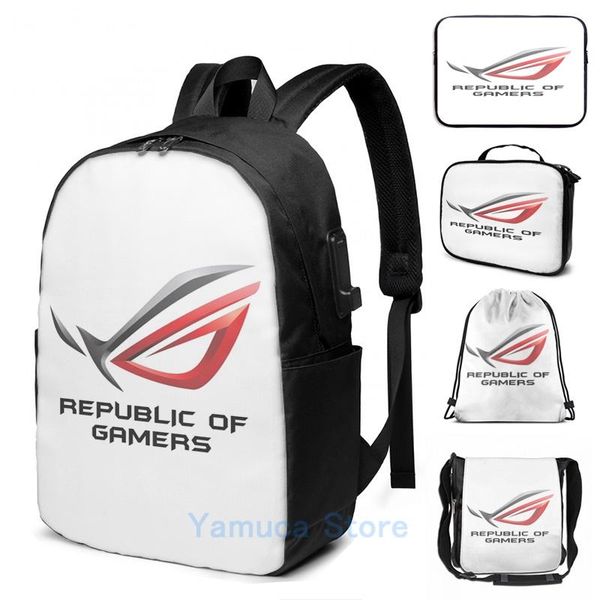 backpack funny graphic print rog mini usb charge men school bags women bag travel laptop
backpack funny graphic print rog mini usb charge men school bags women bag travel laptop
