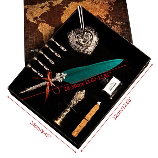 fountain pens y5la vintage quill feather dip pen writing ink 5 nibs heart holder gift box calligraphy stationery school supplies
fountain pens y5la vintage quill feather dip pen writing ink 5 nibs heart holder gift box calligraphy stationery school supplies
