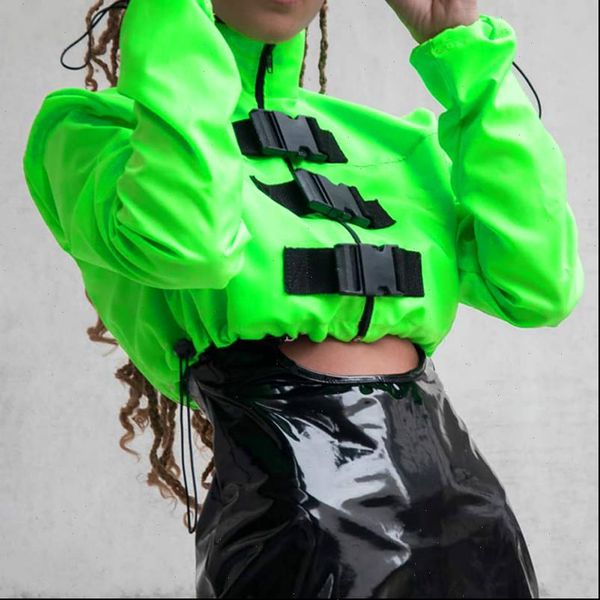 2021 fashion neon green women short jacket zipper buckle casual windbreaker long sleeve elastic drawstring coat streetwear, Black;brown
2021 fashion neon green women short jacket zipper buckle casual windbreaker long sleeve elastic drawstring coat streetwear, Black;brown