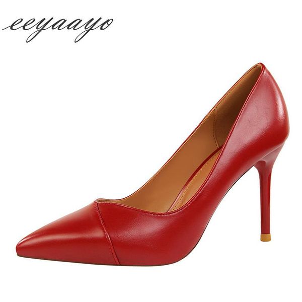 dress shoes 2021 spring/autumn women pumps high thin heel pointed toe shallow slip-on office ladies red heels, Black
dress shoes 2021 spring/autumn women pumps high thin heel pointed toe shallow slip-on office ladies red heels, Black