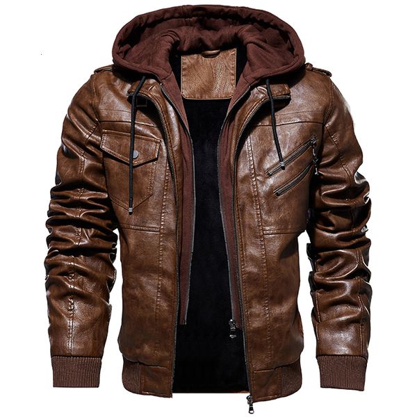 2021 new men's winter jackets and coats autumn fashion motorcycle biker leather slim fit oblique hooded jacket wcji, Black
2021 new men's winter jackets and coats autumn fashion motorcycle biker leather slim fit oblique hooded jacket wcji, Black