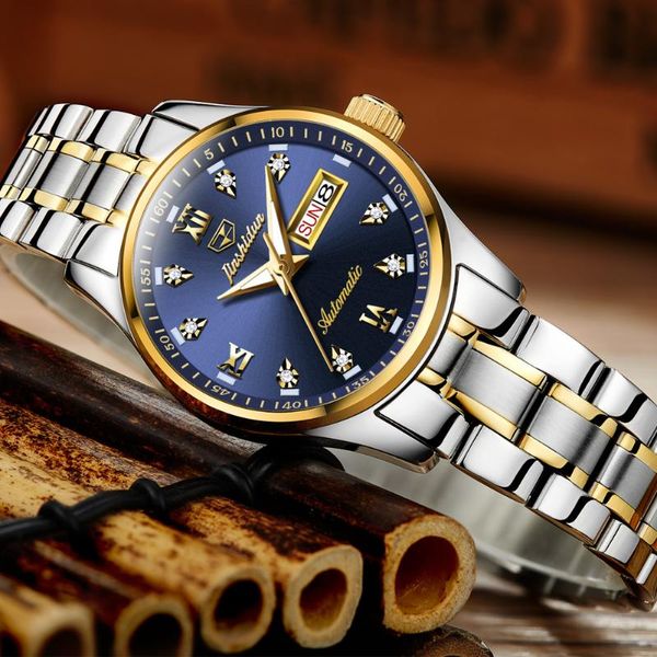 wristwatches jsdun 2021 fashion automatic ladies mechanical watch waterproof stainless steel elegant bracelet sapphire clock montre femme, Slivery;brown
wristwatches jsdun 2021 fashion automatic ladies mechanical watch waterproof stainless steel elegant bracelet sapphire clock montre femme, Slivery;brown