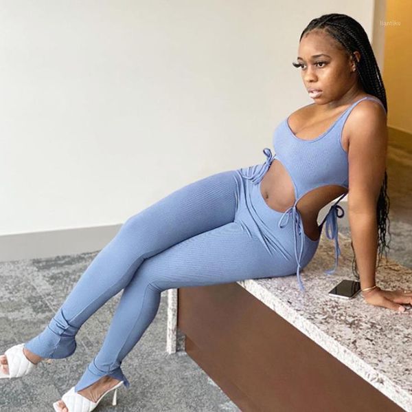 running sets summer active 2 piece set women casual sportswear sleeveless tracksuit workout bandage tank with legging clothes set1, Black;blue
running sets summer active 2 piece set women casual sportswear sleeveless tracksuit workout bandage tank with legging clothes set1, Black;blue