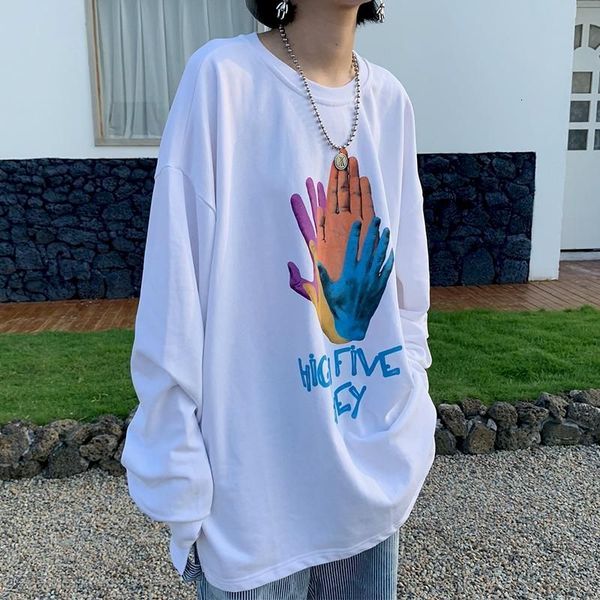 punk fine-hand art printed tshirt women's clothes 2021 mid-length spring loose autumn long sleeve fashion kpop college style 86y4, White
punk fine-hand art printed tshirt women's clothes 2021 mid-length spring loose autumn long sleeve fashion kpop college style 86y4, White