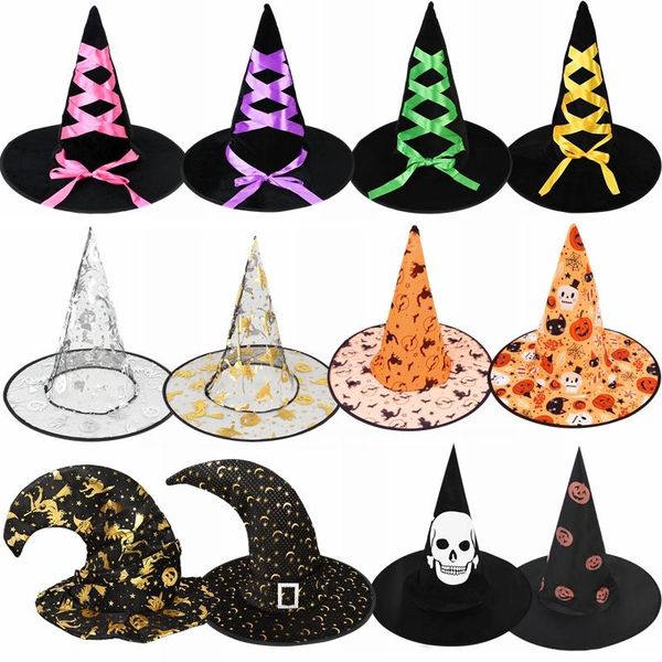 party decoration 1pc kids children halloween witch hat masquerade ribbon wizard witches cosplay costume accessories
party decoration 1pc kids children halloween witch hat masquerade ribbon wizard witches cosplay costume accessories