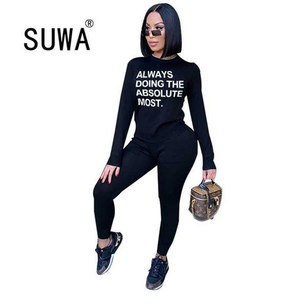 women letter printed long sleeve pullover sweatshirt jogger leggings tracksuit two piece outfits matching sets sweat suit 210525, White
women letter printed long sleeve pullover sweatshirt jogger leggings tracksuit two piece outfits matching sets sweat suit 210525, White