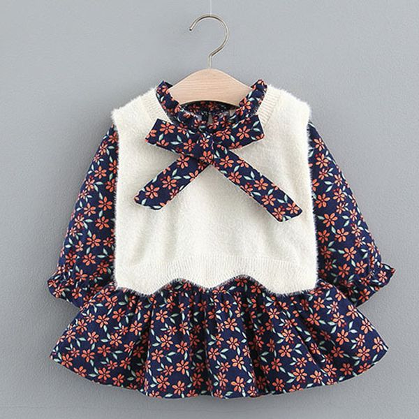 girls suit childrens clothing autumn and winter fur vest+princess long sleeve bow dress 2pcs cute warm baby kids girl clothes, White
girls suit childrens clothing autumn and winter fur vest+princess long sleeve bow dress 2pcs cute warm baby kids girl clothes, White