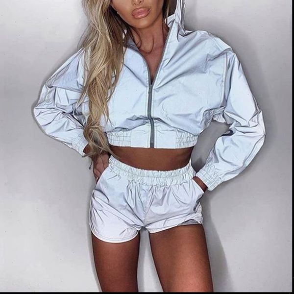 women coat waterproof reflective jacket thin hooded ladies zipper autumn casual coats loose short crop outwear, Black;brown
women coat waterproof reflective jacket thin hooded ladies zipper autumn casual coats loose short crop outwear, Black;brown