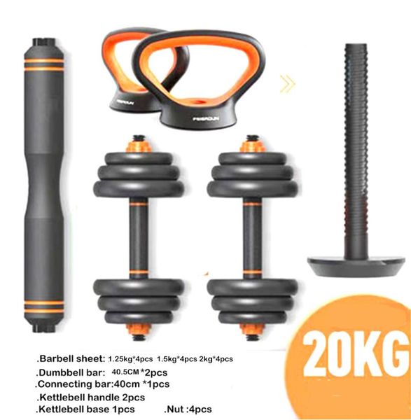 20kg dumbbell set weight plates home gym workout comfortable barbell kettlebell equipment
20kg dumbbell set weight plates home gym workout comfortable barbell kettlebell equipment