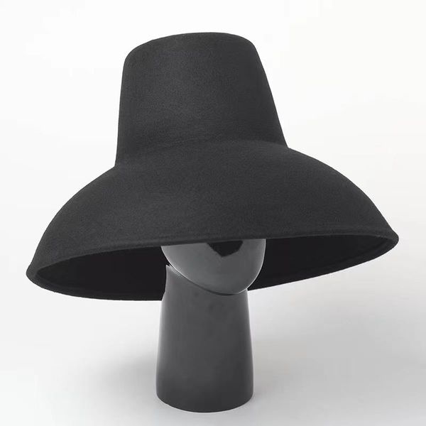 wide brim hats winter classical big wool fedora keep warm for women luxury lady dress black hat sombrero mujer, Blue;gray
wide brim hats winter classical big wool fedora keep warm for women luxury lady dress black hat sombrero mujer, Blue;gray