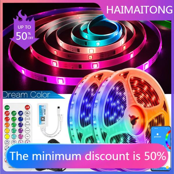 strips dreamcolor led strip lights bluetooth music sync app control rainbow rgb ic waterproof flexible luces for kitchen bedroom party
strips dreamcolor led strip lights bluetooth music sync app control rainbow rgb ic waterproof flexible luces for kitchen bedroom party