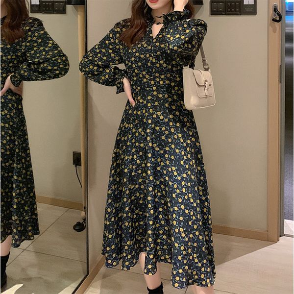 Spring Autumn Floral Boho Impression Dressed Plus Elegant Size From the Mid-vintage Dress Long 2021 New Female -5xl 9y3h, Black;gray
Spring Autumn Floral Boho Impression Dressed Plus Elegant Size From the Mid-vintage Dress Long 2021 New Female -5xl 9y3h, Black;gray