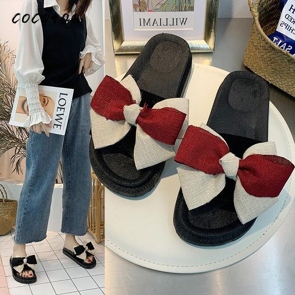 slippers korean version of thick bottom sponge cake anti-skid female sandals beach student word drag bow women, Black
slippers korean version of thick bottom sponge cake anti-skid female sandals beach student word drag bow women, Black