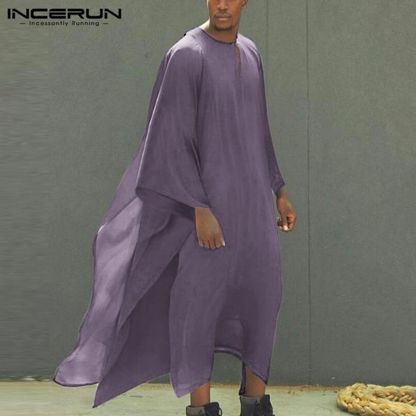 ethnic clothing men robes loose streetwear irregular caftan solid color islamic arabic muslim kaftan o neck vintage clothes s-5xl incerun, Red
ethnic clothing men robes loose streetwear irregular caftan solid color islamic arabic muslim kaftan o neck vintage clothes s-5xl incerun, Red