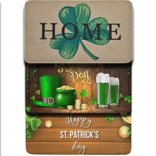 carpets st. patrick's day clover doormat lucky shamrock door shoes mat indoor outdoor carpet welcome home parlor bathroom rug
carpets st. patrick's day clover doormat lucky shamrock door shoes mat indoor outdoor carpet welcome home parlor bathroom rug