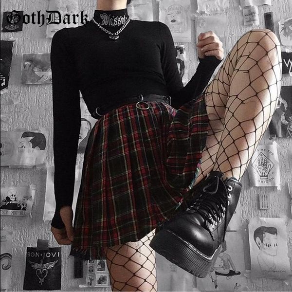 black t shirt women's high collar cold embroidery scheming ins wild dark gothic punk short tights, White
black t shirt women's high collar cold embroidery scheming ins wild dark gothic punk short tights, White