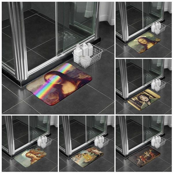 bath mats funny mona lisa oil painting bathroom carpet home decoration art anti-slip mat corridor bedside sofa thick soft door rug
bath mats funny mona lisa oil painting bathroom carpet home decoration art anti-slip mat corridor bedside sofa thick soft door rug