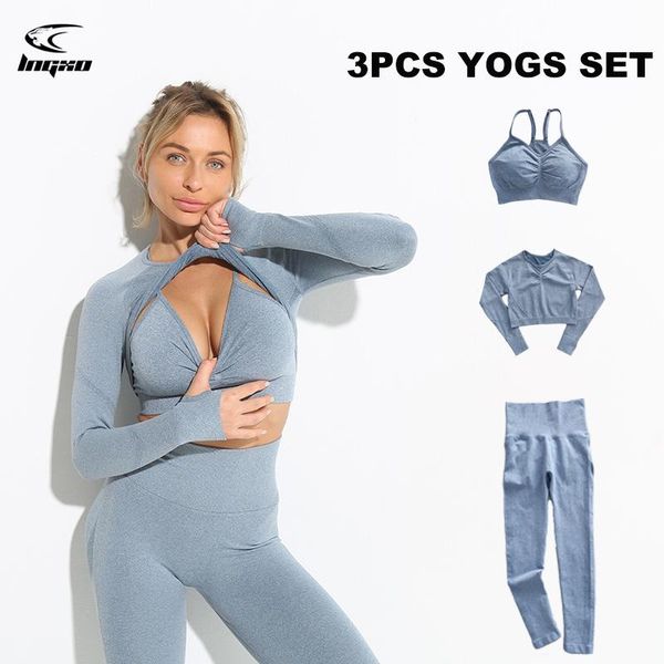 yoga outfit lngxo gym sets shorts leggings and bra high waist pants 3pcs set women fitness long sleeve crop workout sportswear
yoga outfit lngxo gym sets shorts leggings and bra high waist pants 3pcs set women fitness long sleeve crop workout sportswear