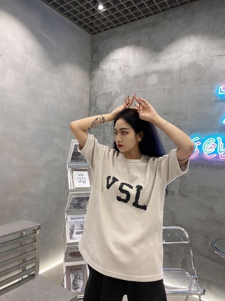 brand coats 2021 early fall new letter ys * worn print cuff badge embroidered loose sweater t-shirt women, Black
brand coats 2021 early fall new letter ys * worn print cuff badge embroidered loose sweater t-shirt women, Black