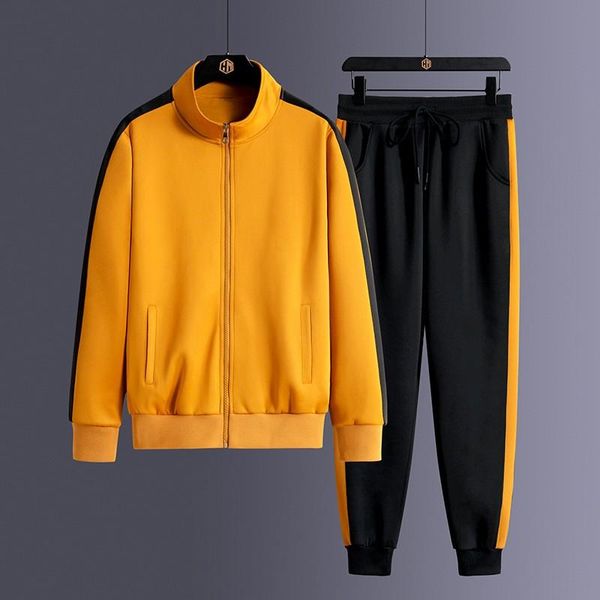 jogging clothing brand men casual sets autumn men's sweatershirts + pants two-piece tracksuit trendy sportswear set for male, Black;red
jogging clothing brand men casual sets autumn men's sweatershirts + pants two-piece tracksuit trendy sportswear set for male, Black;red