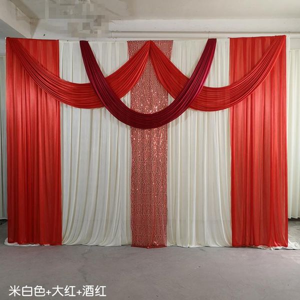 party decoration 3x4m ice silk chiffon fabric elegant and luxury wedding backdrop swags drape curtain for stage event
party decoration 3x4m ice silk chiffon fabric elegant and luxury wedding backdrop swags drape curtain for stage event