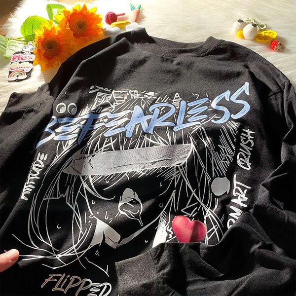 women's hoodies & sweatshirts 2021 autumn designer anime girl sweatshirt women harajuku long sleeve streetwear fashion pullovers kawai, Black
women's hoodies & sweatshirts 2021 autumn designer anime girl sweatshirt women harajuku long sleeve streetwear fashion pullovers kawai, Black